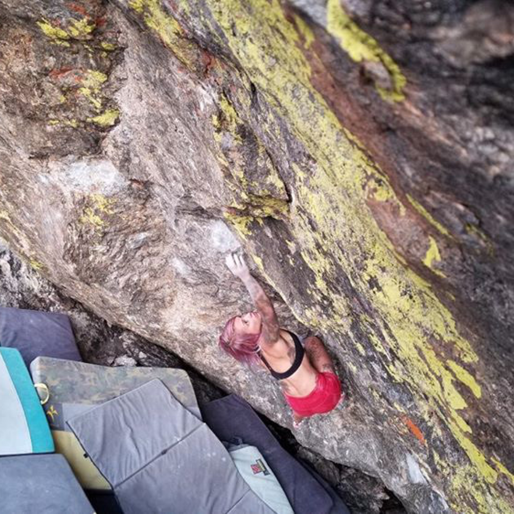 Climbing Beta video of climbers on Residual Stress v8 in Rocky Mountain National Park with undefined beta videos in KAYA, the climber's app - where climbers can log and track their ascents, progress, and connect with their local gym and outdoor climbing community.