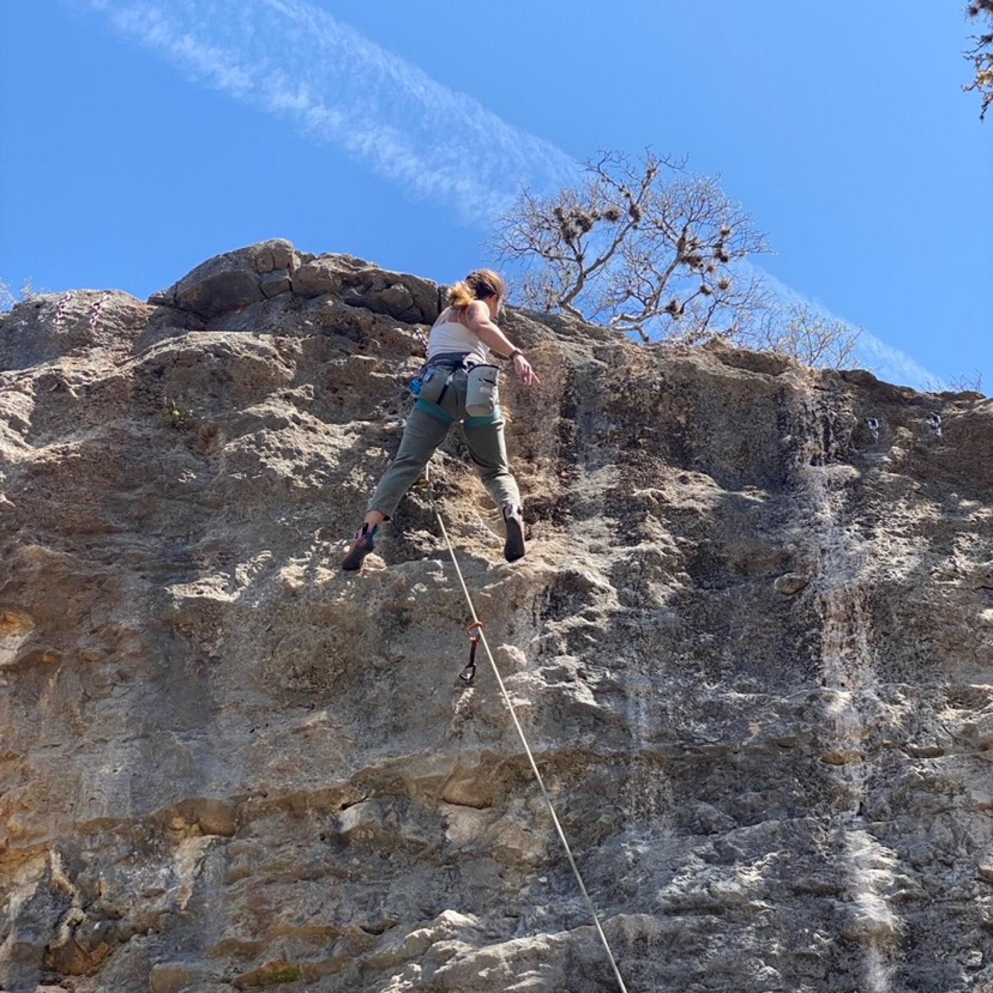 Climbing Beta video of climbers on Water Ballet 5.10b in Reimer's Ranch with undefined beta videos in KAYA, the climber's app - where climbers can log and track their ascents, progress, and connect with their local gym and outdoor climbing community.