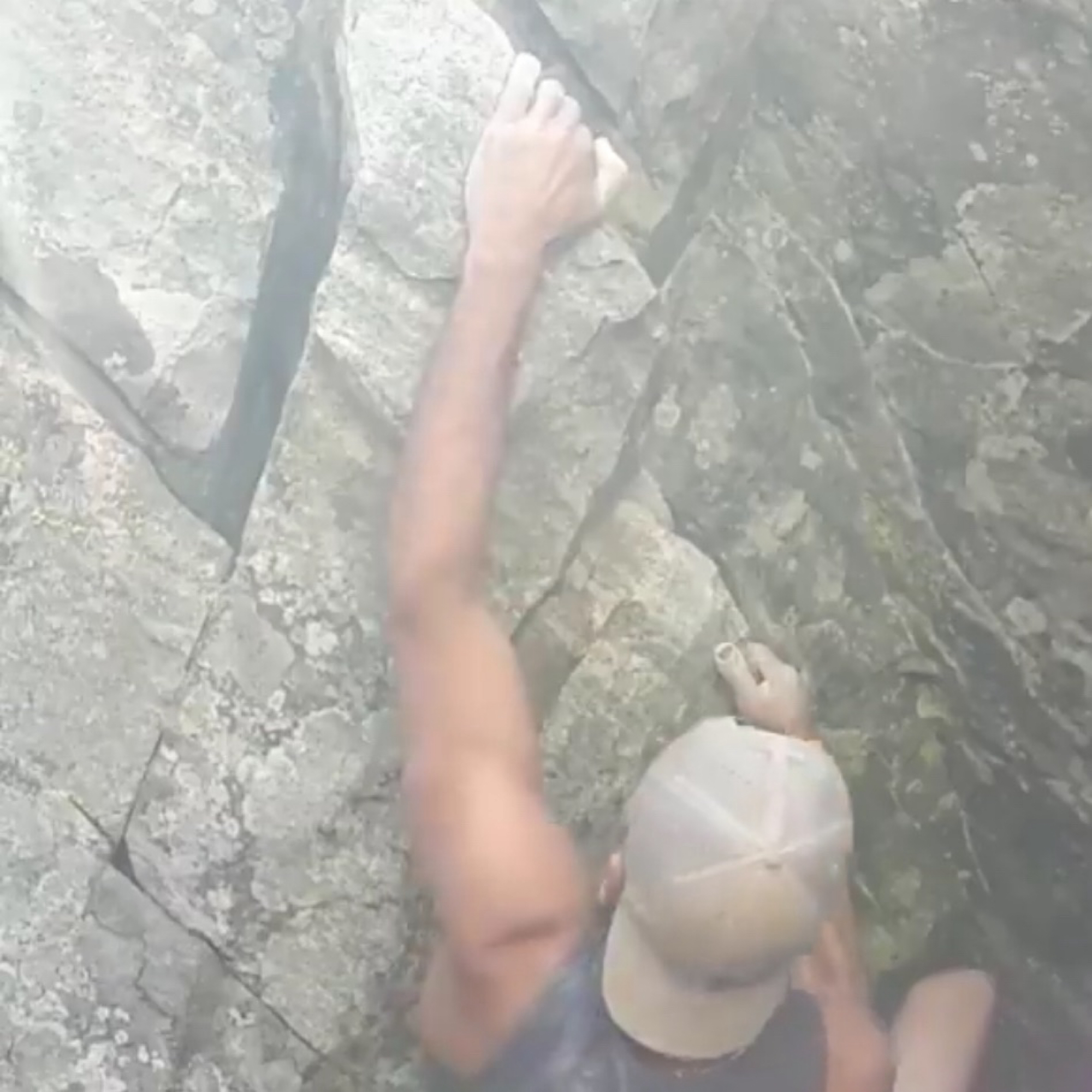 Climbing Beta video of climbers on Megaladong Extension v7 in Kelowna with undefined beta videos in KAYA, the climber's app - where climbers can log and track their ascents, progress, and connect with their local gym and outdoor climbing community.