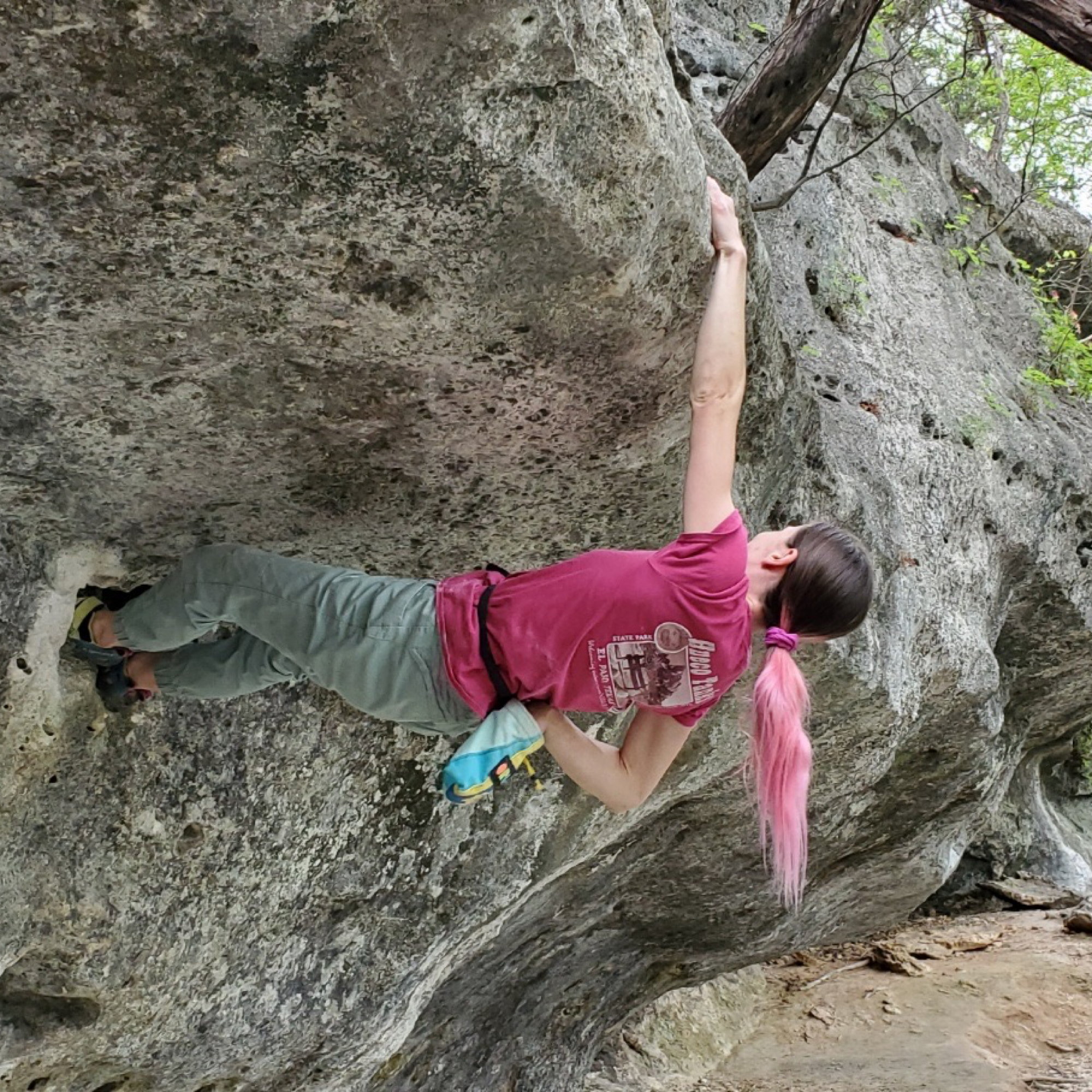 Climbing Beta video of climbers on The Reach Problem v4 in Rogers Park with undefined beta videos in KAYA, the climber's app - where climbers can log and track their ascents, progress, and connect with their local gym and outdoor climbing community.