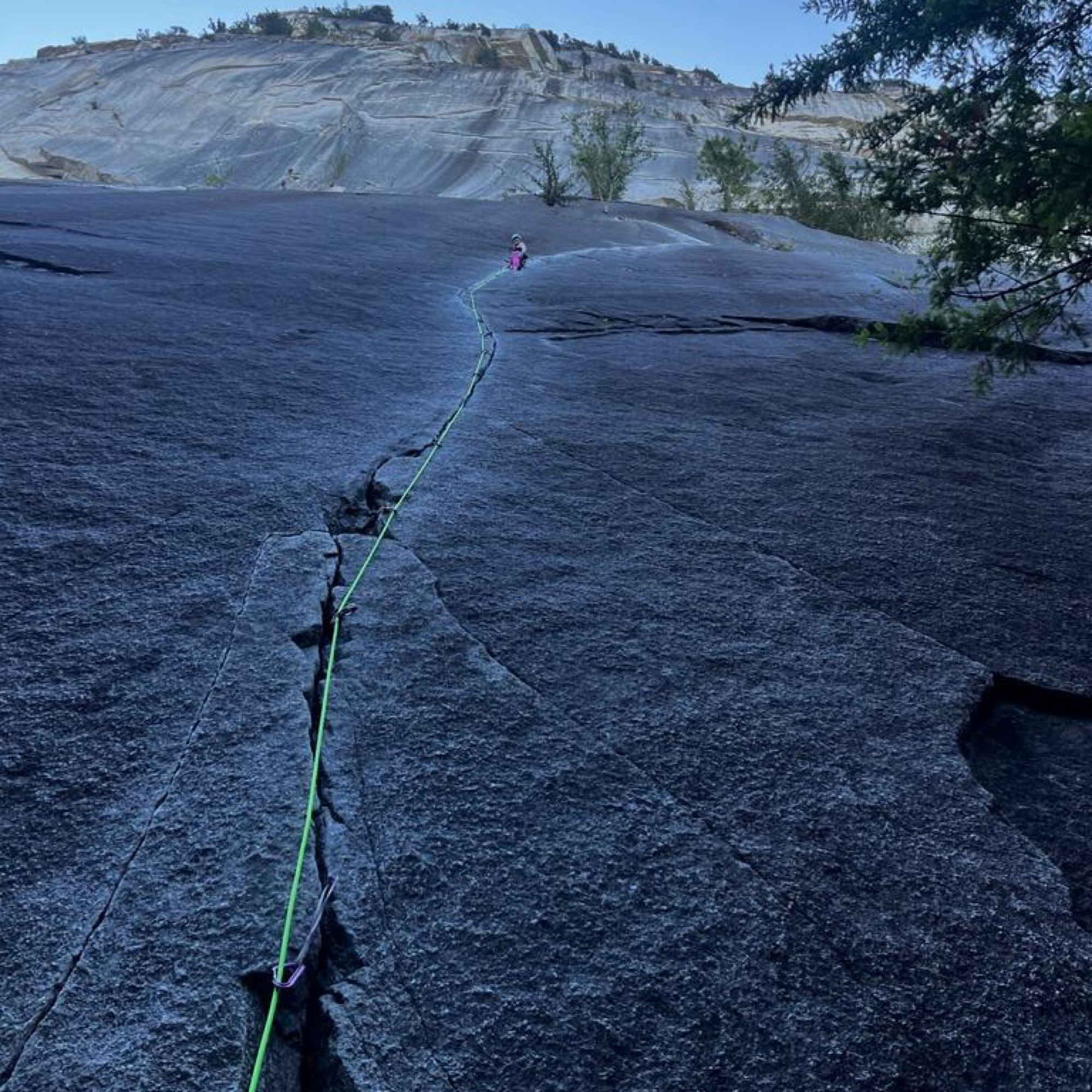 Climbing Beta video of climbers on Exasperator 5.10c in Squamish with undefined beta videos in KAYA, the climber's app - where climbers can log and track their ascents, progress, and connect with their local gym and outdoor climbing community.