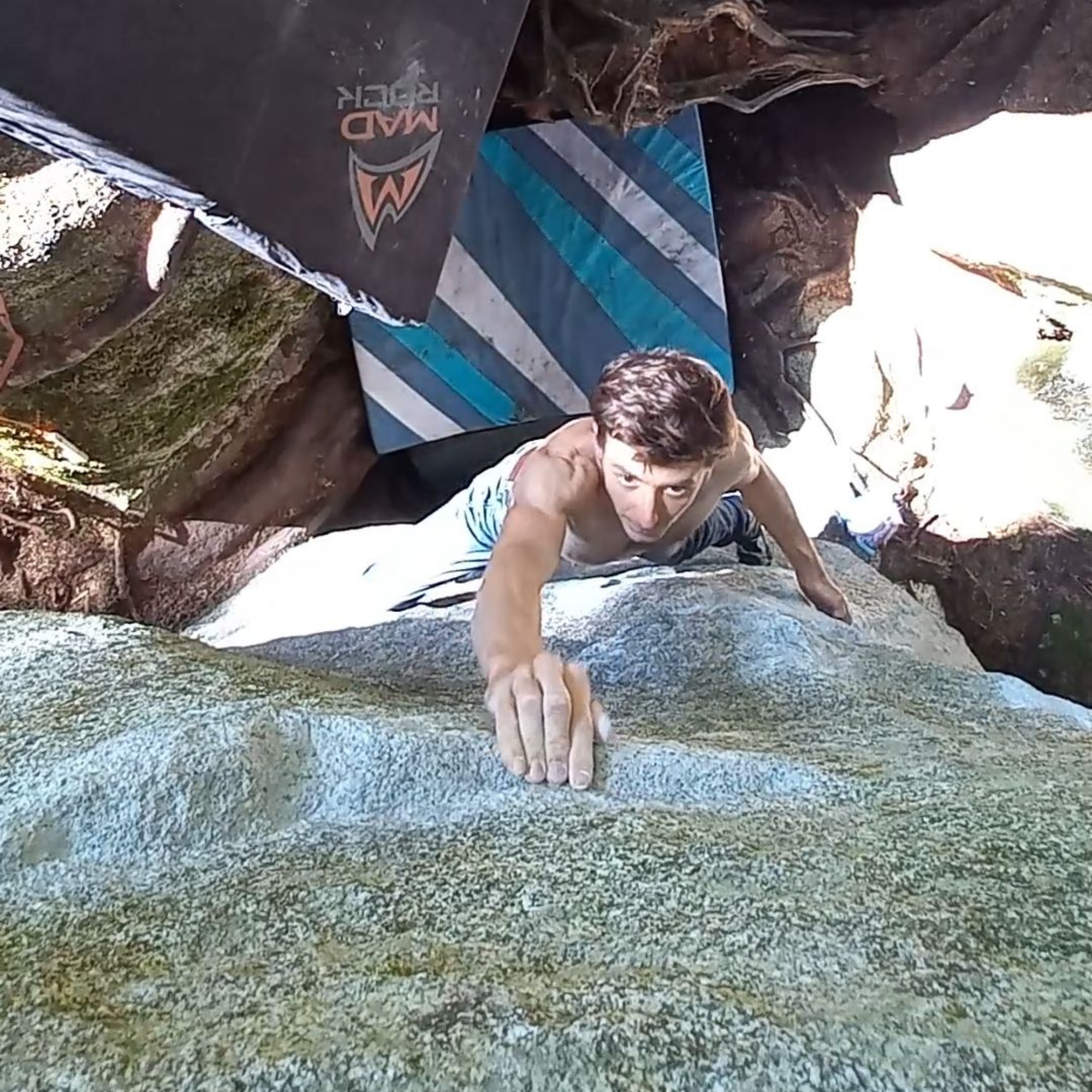 Climbing Beta video of climbers on The Crystal Method v5 in Squamish with undefined beta videos in KAYA, the climber's app - where climbers can log and track their ascents, progress, and connect with their local gym and outdoor climbing community.