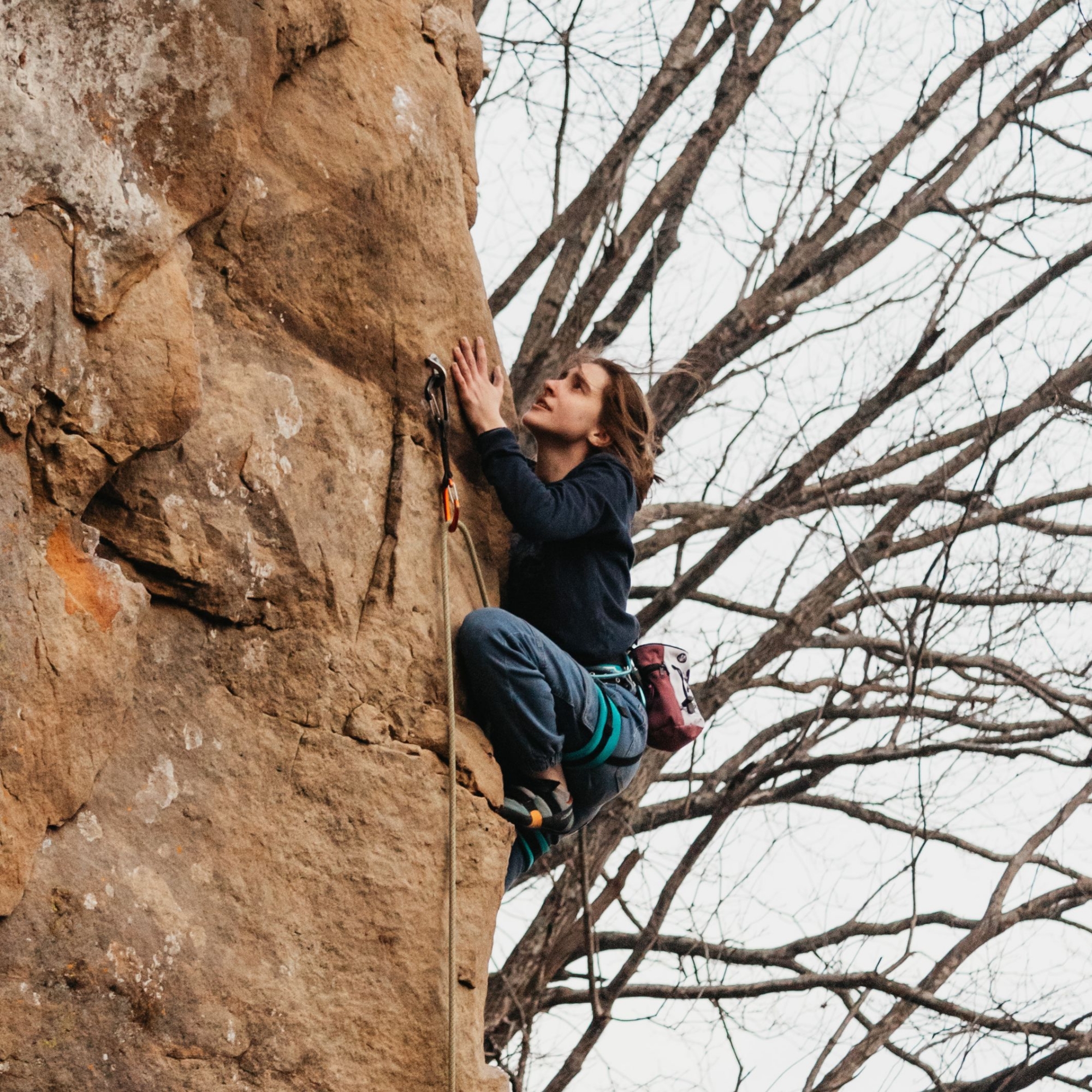 Climbing Beta video of climbers on Orange Crush 5.9 in Horseshoe Canyon Ranch with undefined beta videos in KAYA, the climber's app - where climbers can log and track their ascents, progress, and connect with their local gym and outdoor climbing community.