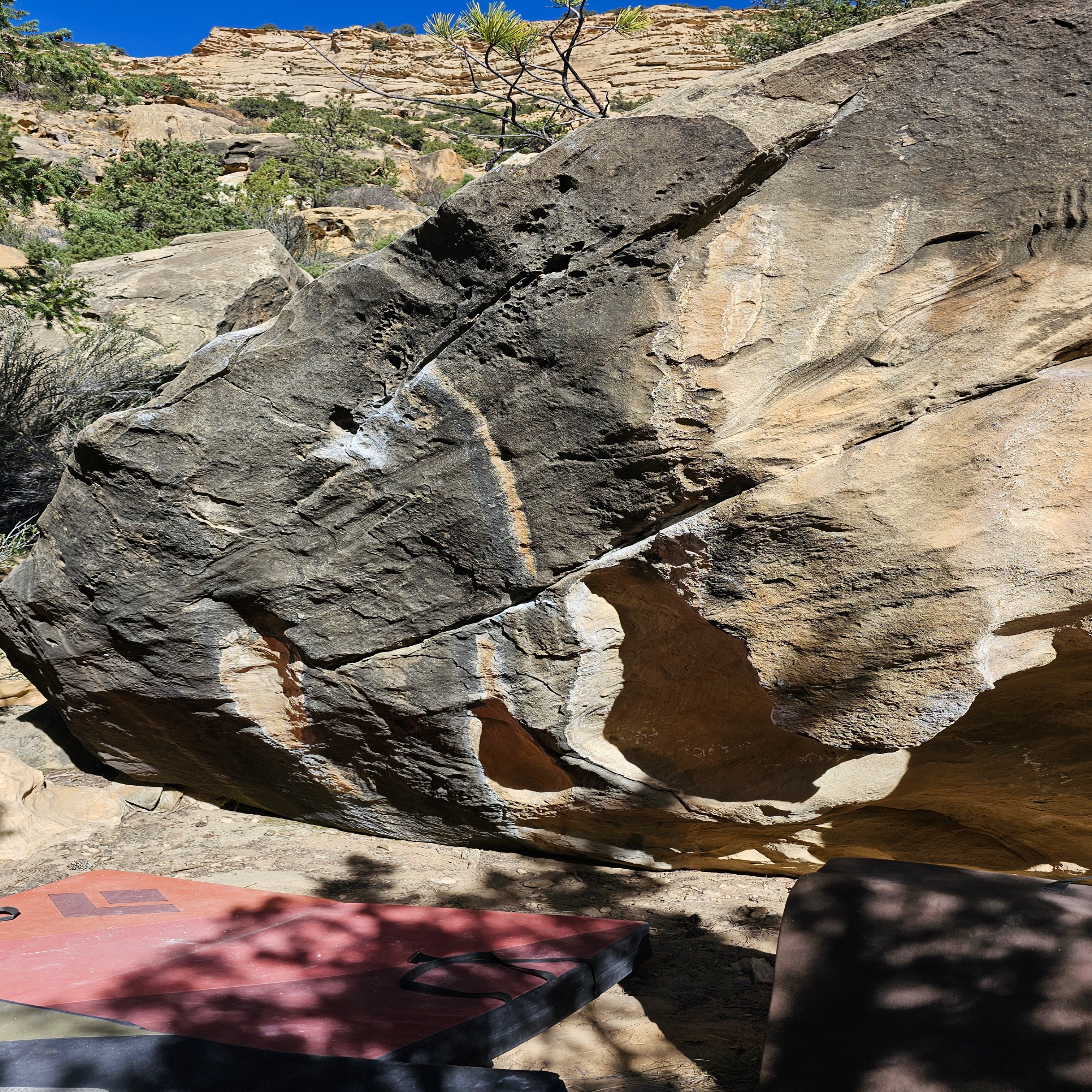 Climbing Beta video of climbers on Steven Farts v5 in Joe's Valley with undefined beta videos in KAYA, the climber's app - where climbers can log and track their ascents, progress, and connect with their local gym and outdoor climbing community.
