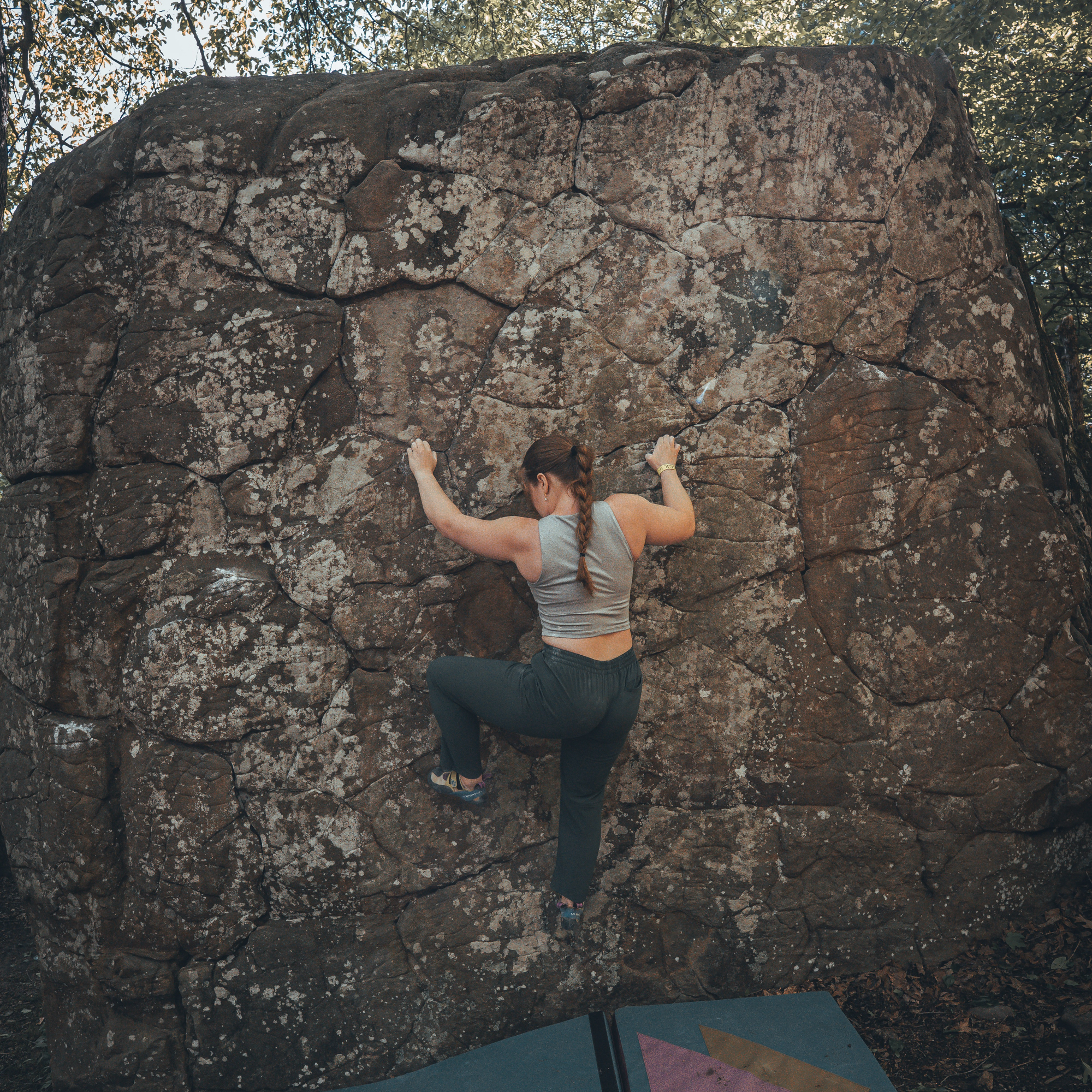 Climbing Beta video of climbers on Perpetiual Motion Machine v1 in Horseshoe Canyon Ranch with undefined beta videos in KAYA, the climber's app - where climbers can log and track their ascents, progress, and connect with their local gym and outdoor climbing community.