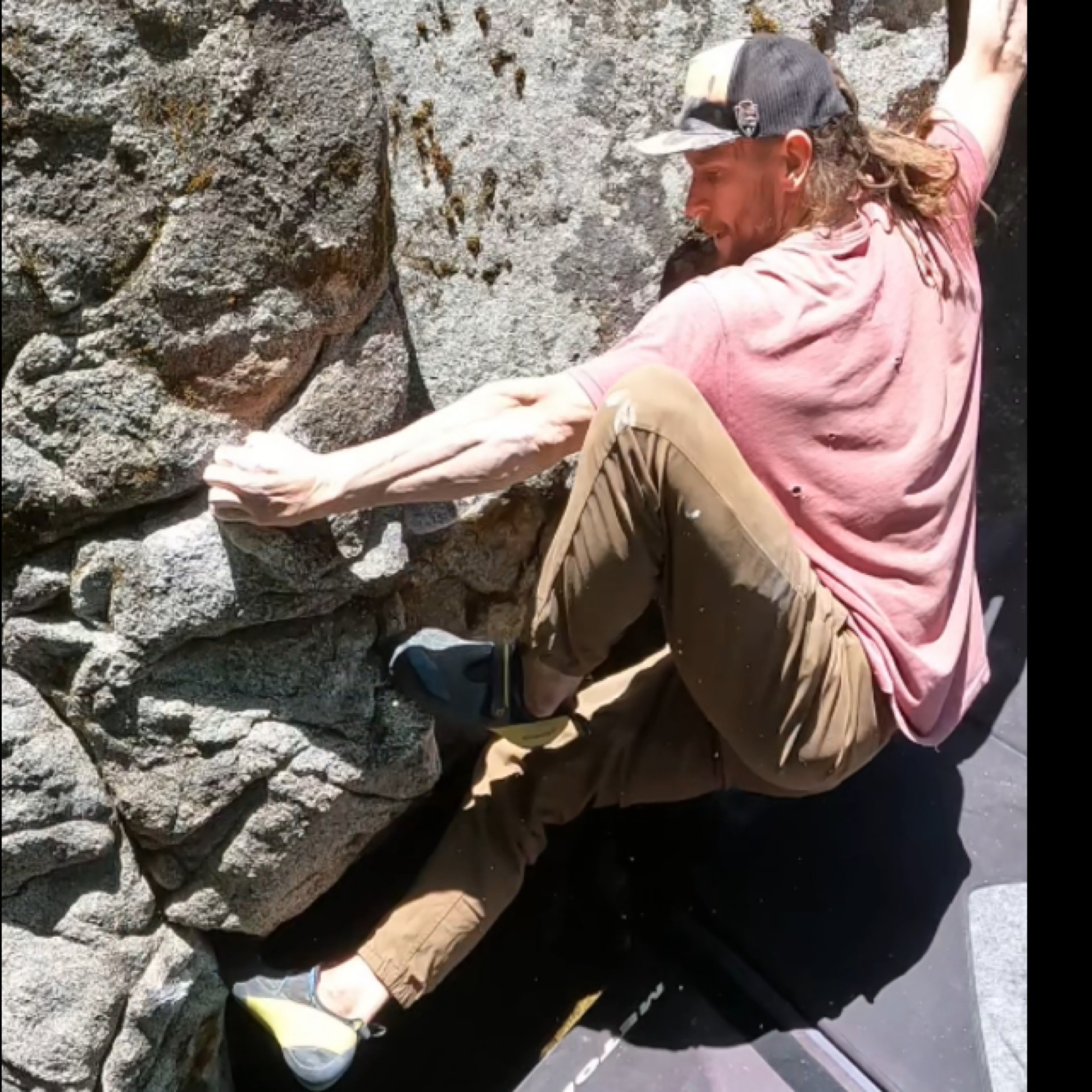 Climbing Beta video of climbers on Get Up, Stand Up v6 in Leavenworth with undefined beta videos in KAYA, the climber's app - where climbers can log and track their ascents, progress, and connect with their local gym and outdoor climbing community.
