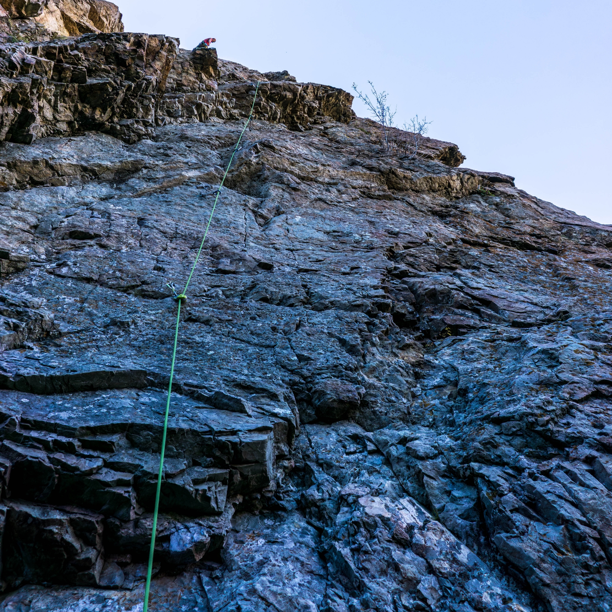 Climbing Beta video of climbers on Mega 5.9 in Big Cottonwood Canyon with undefined beta videos in KAYA, the climber's app - where climbers can log and track their ascents, progress, and connect with their local gym and outdoor climbing community.