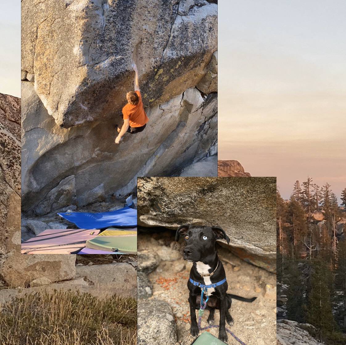 Climbing Beta video of climbers on Tsunami v11 in Lake Tahoe with undefined beta videos in KAYA, the climber's app - where climbers can log and track their ascents, progress, and connect with their local gym and outdoor climbing community.