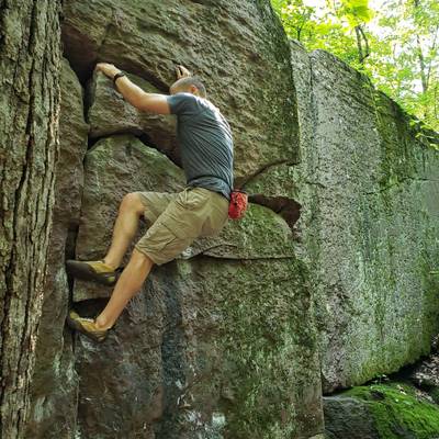 Classic Warmup v1, Devil's Lake - Beta Video from ClimbCrewDad