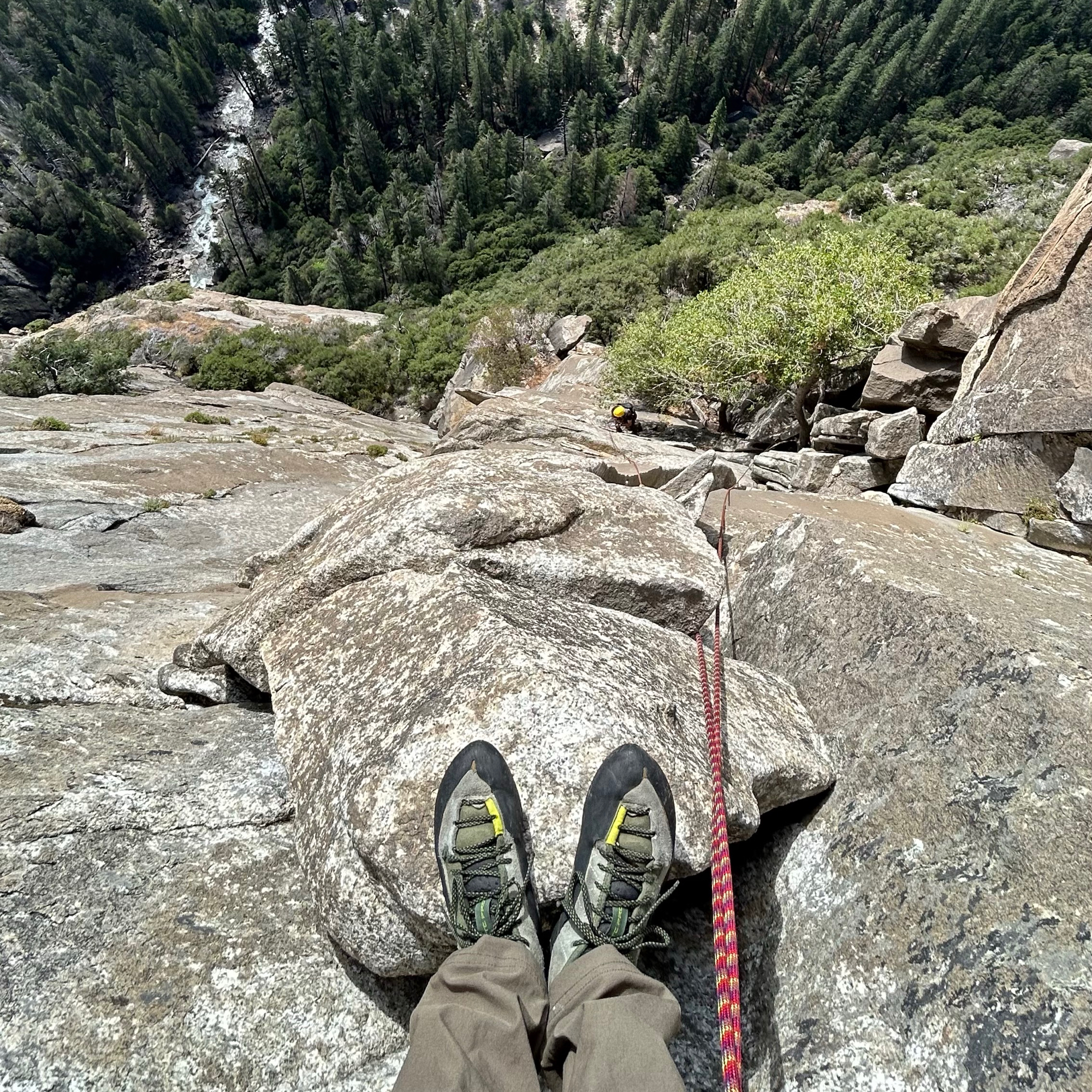 Climbing Beta video of climbers on Selaginella 5.8 in Yosemite Valley with undefined beta videos in KAYA, the climber's app - where climbers can log and track their ascents, progress, and connect with their local gym and outdoor climbing community.