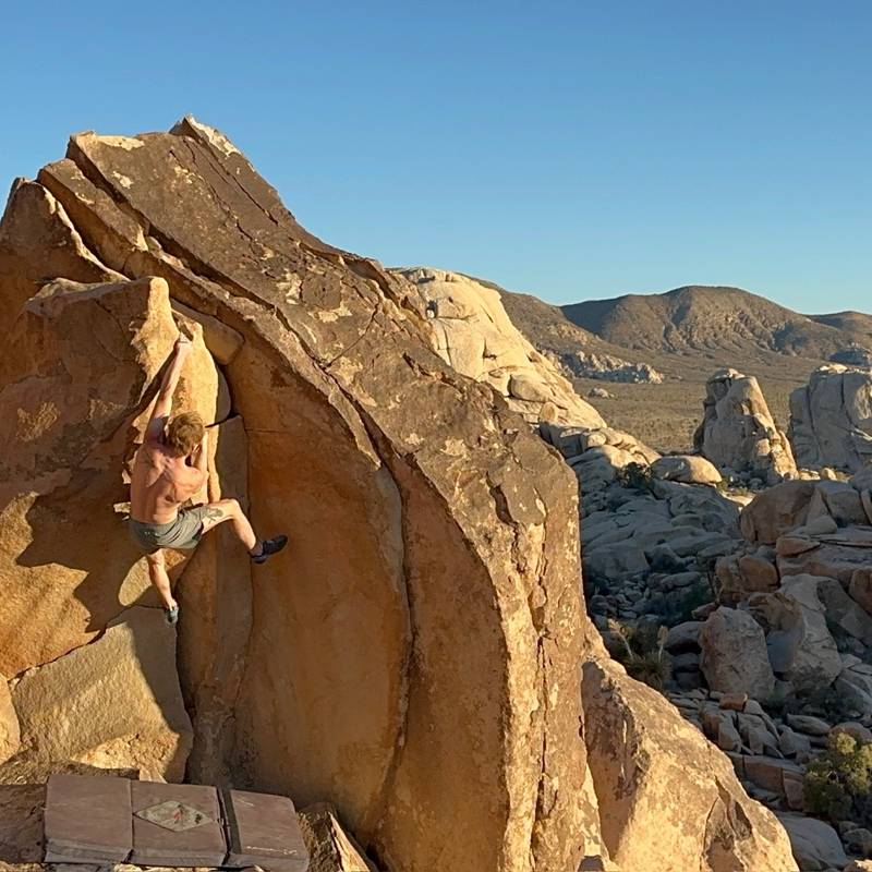 Solitary Refinement v3, Joshua Tree - Beta Video from webbclimbs