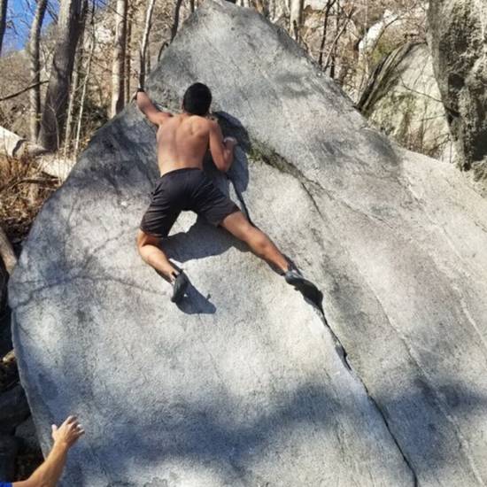 Come out and Play v3, Rumbling Bald - Beta Video from ian.climbs