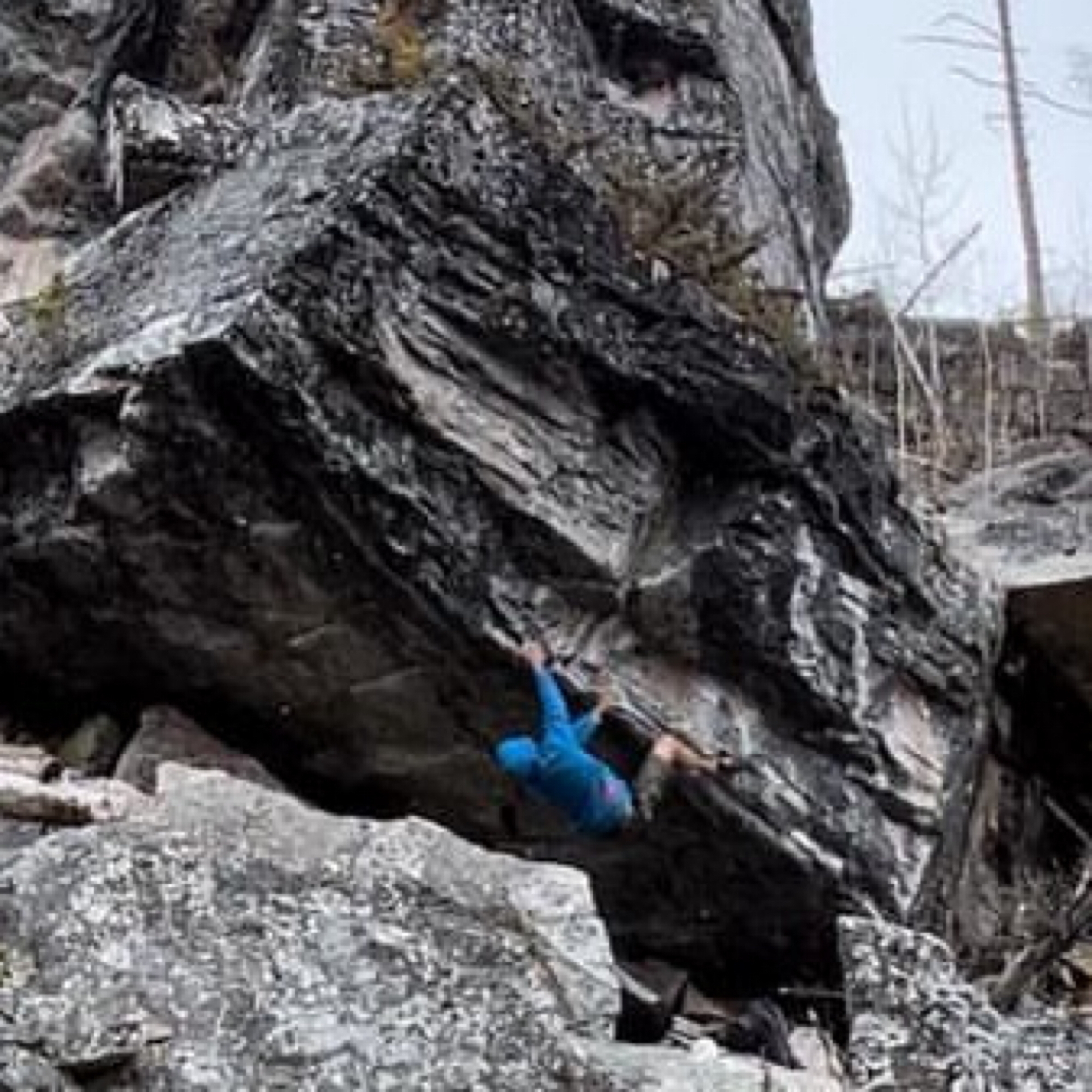 Climbing Beta video of climbers on High Velocity Impact Splatter v8 in Kelowna with undefined beta videos in KAYA, the climber's app - where climbers can log and track their ascents, progress, and connect with their local gym and outdoor climbing community.