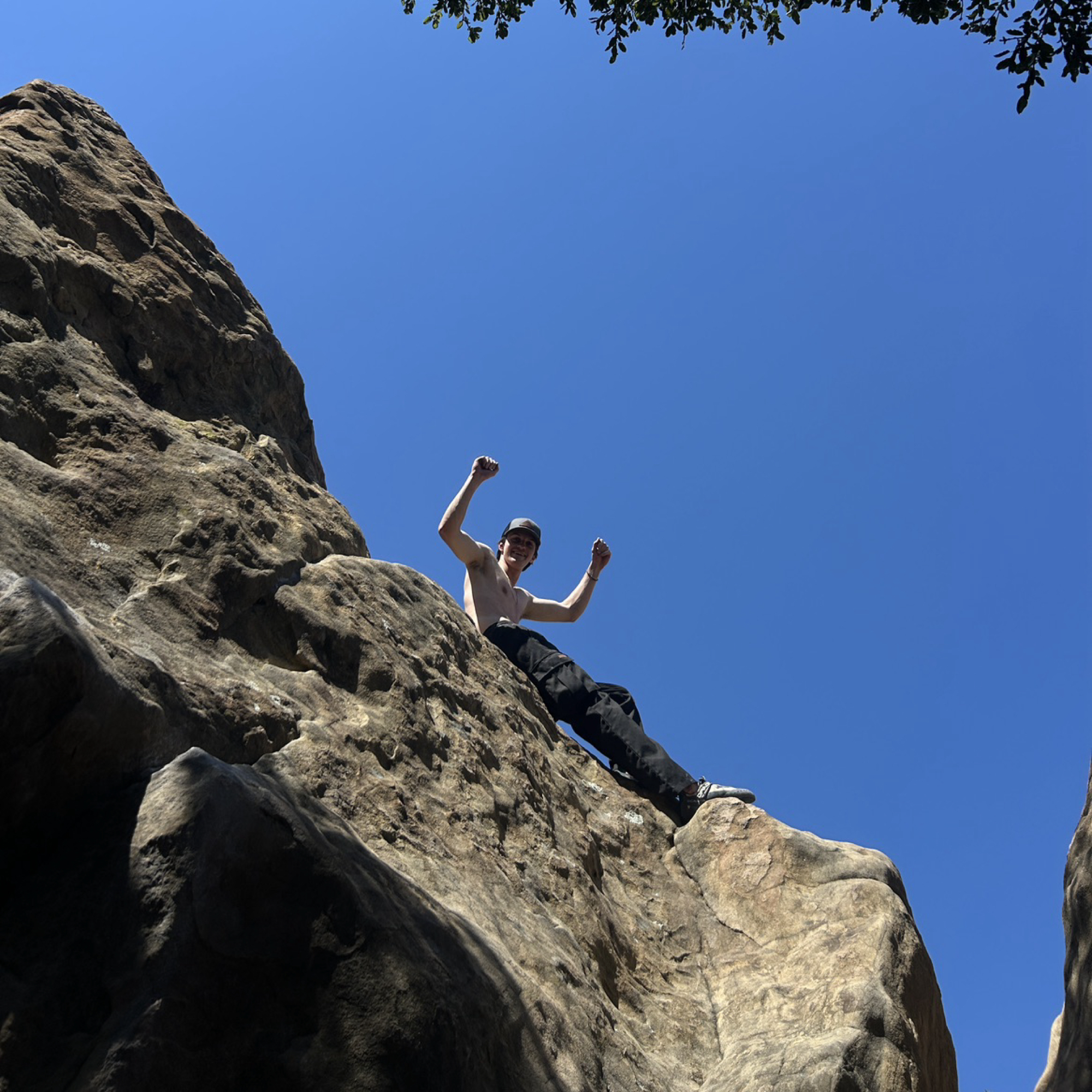 Climbing Beta video of climbers on Pancake v4 in Stoney Point with undefined beta videos in KAYA, the climber's app - where climbers can log and track their ascents, progress, and connect with their local gym and outdoor climbing community.