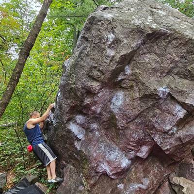Railroad Spike v2, Devil's Lake - Beta Video from ClimbCrewDad
