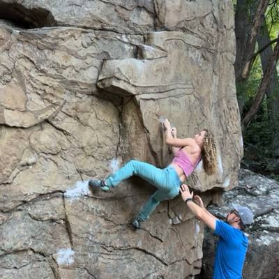 Gundercling v4, New River Gorge - Beta Video from climbingwithjoy