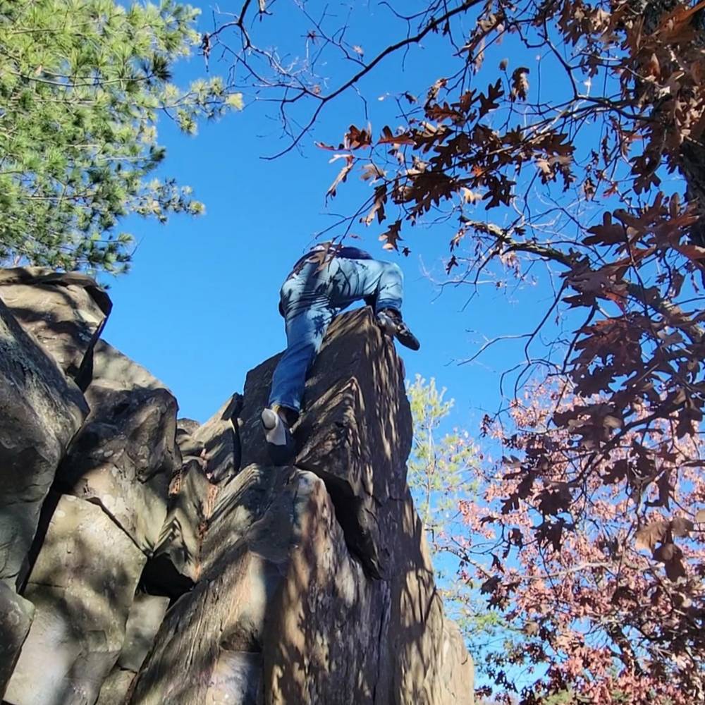 Bushman v0, Taylors Falls - Beta Video from ClimbCrewDad