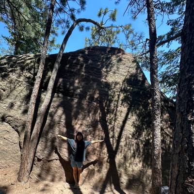 Wimpie's Revenge Left v0, Flagstaff Mountain, CO - Beta Video from purpleyamily