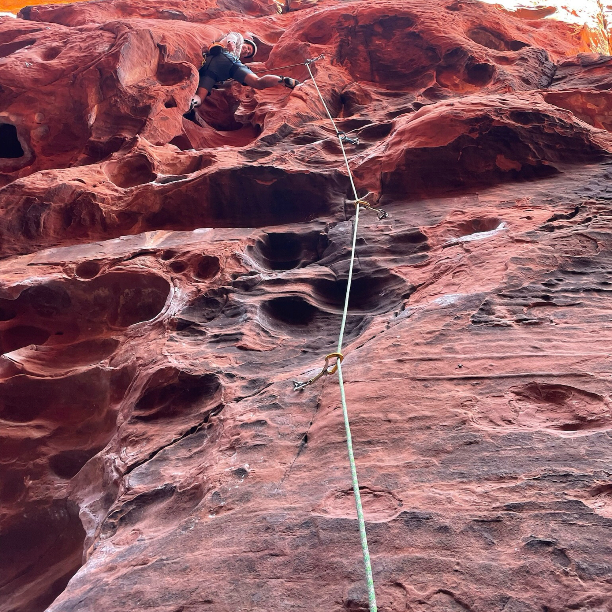 Climbing Beta video of climbers on Nightmare On Crude Street 5.10d in Red Rock with undefined beta videos in KAYA, the climber's app - where climbers can log and track their ascents, progress, and connect with their local gym and outdoor climbing community.