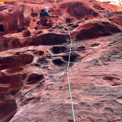 Nightmare On Crude Street 5.10d, Red Rock - Beta Video from kevlions