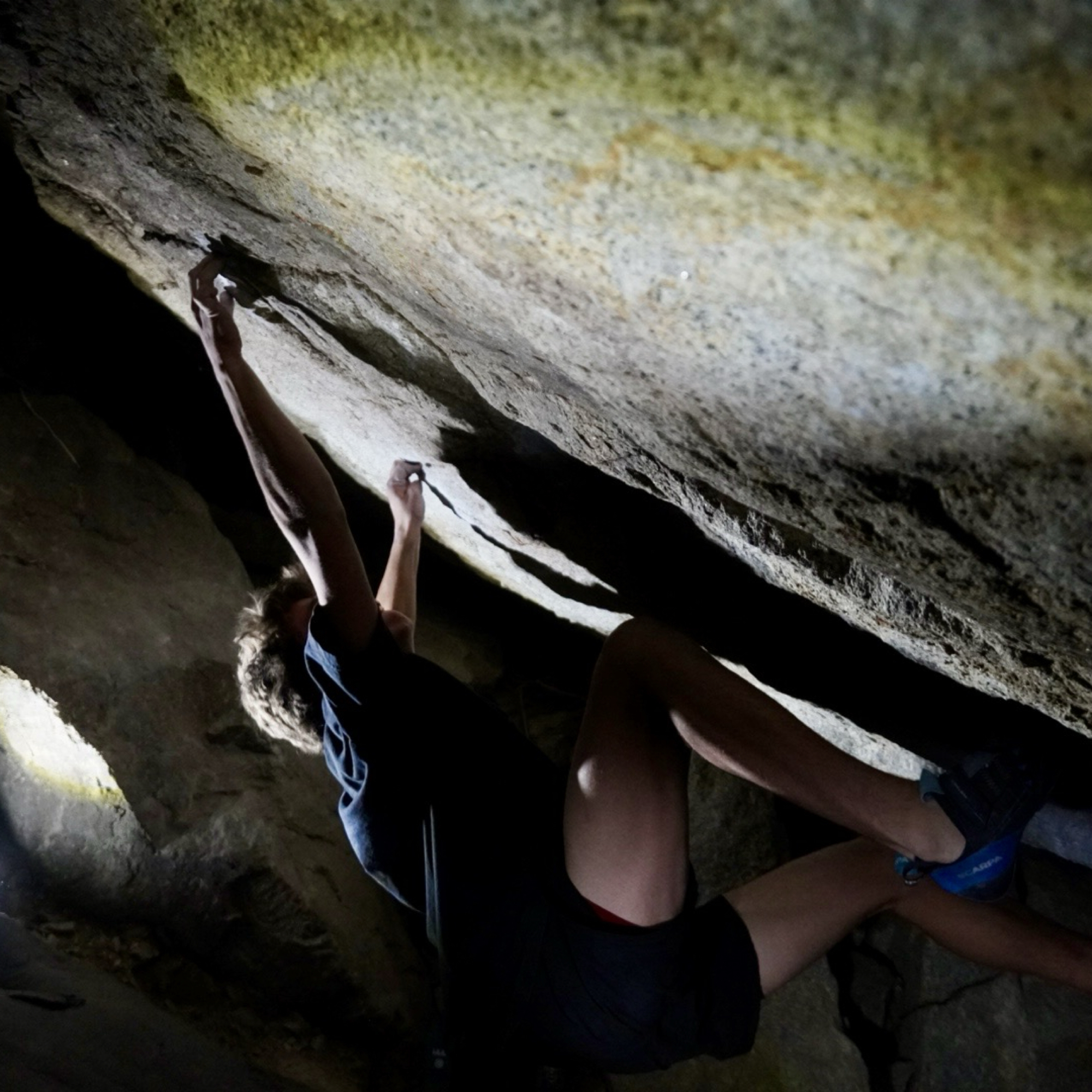 Climbing Beta video of climbers on Sosa Stand v13 in Little Cottonwood Canyon with undefined beta videos in KAYA, the climber's app - where climbers can log and track their ascents, progress, and connect with their local gym and outdoor climbing community.