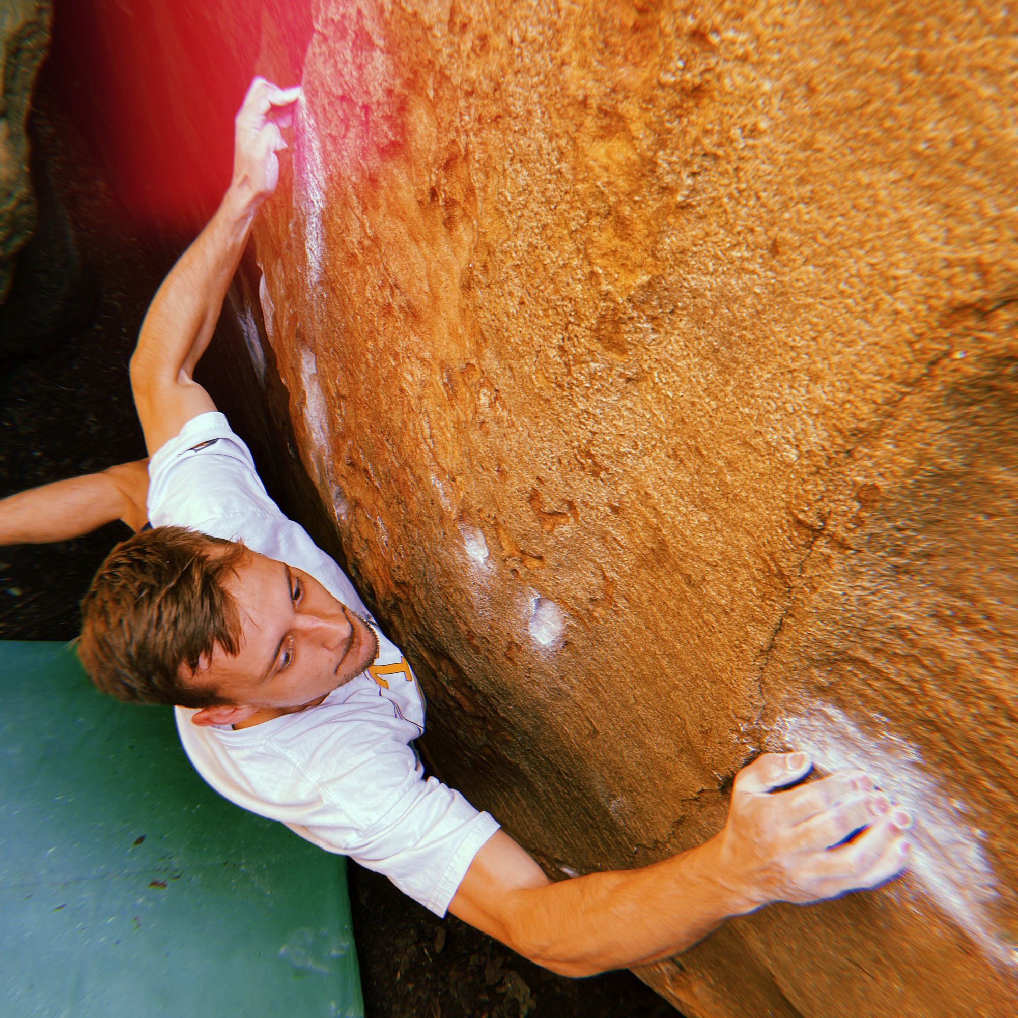 Climbing Beta video of climbers on A Face in the Crowd (Sit Down) v7 in Stone Fort with undefined beta videos in KAYA, the climber's app - where climbers can log and track their ascents, progress, and connect with their local gym and outdoor climbing community.