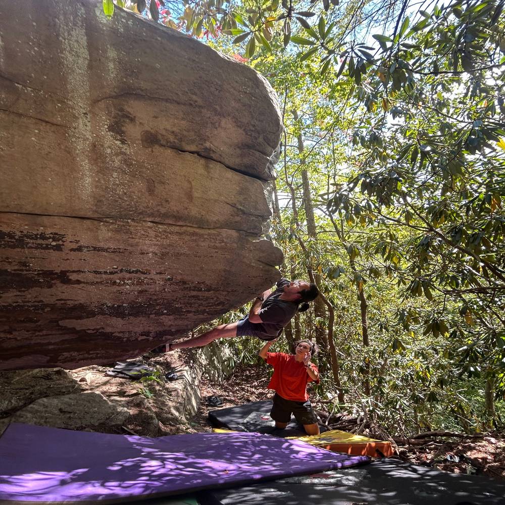 Thearetical v5, New River Gorge - Beta Video from Climing