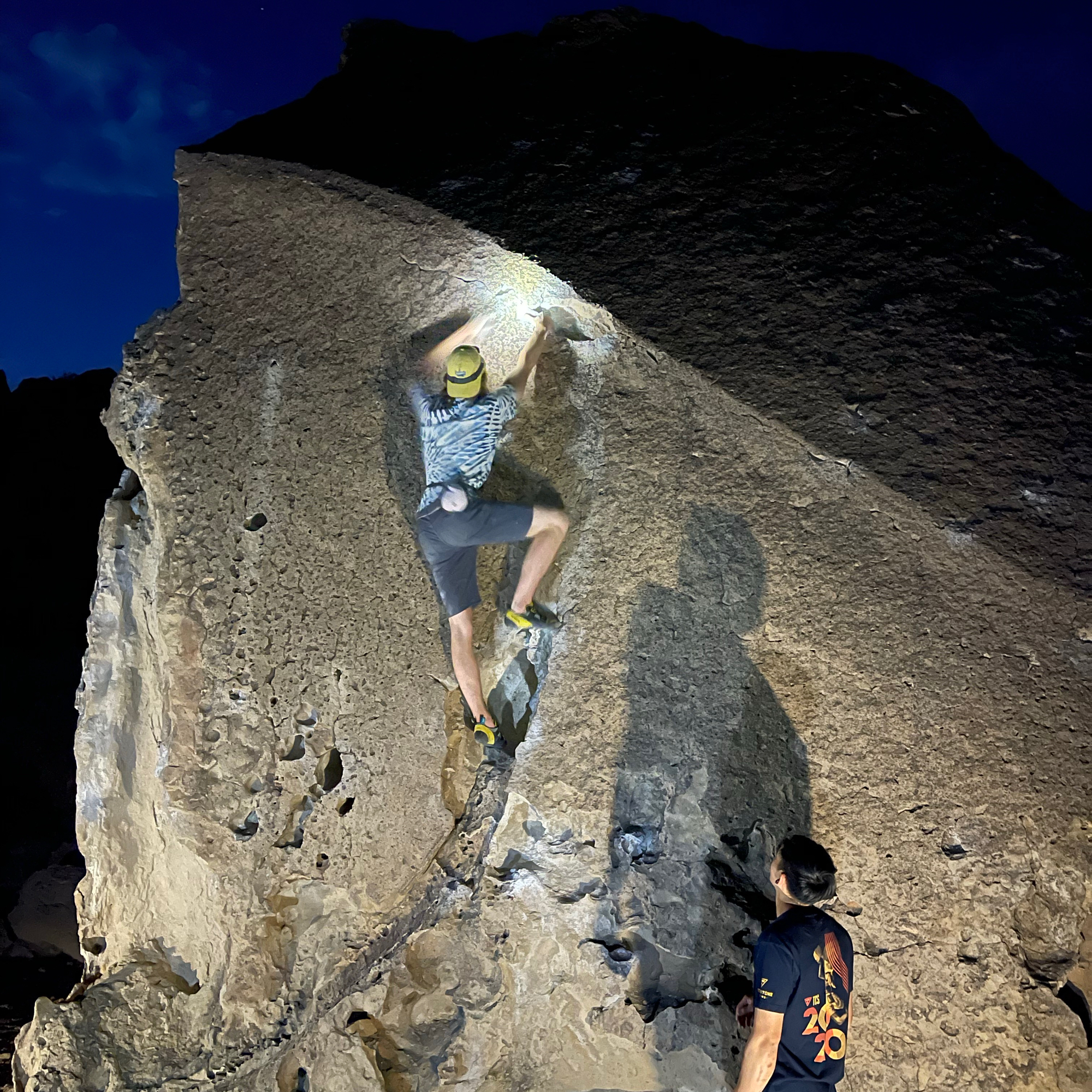 Climbing Beta video of climbers on Heavenly Path v1 in Bishop with undefined beta videos in KAYA, the climber's app - where climbers can log and track their ascents, progress, and connect with their local gym and outdoor climbing community.