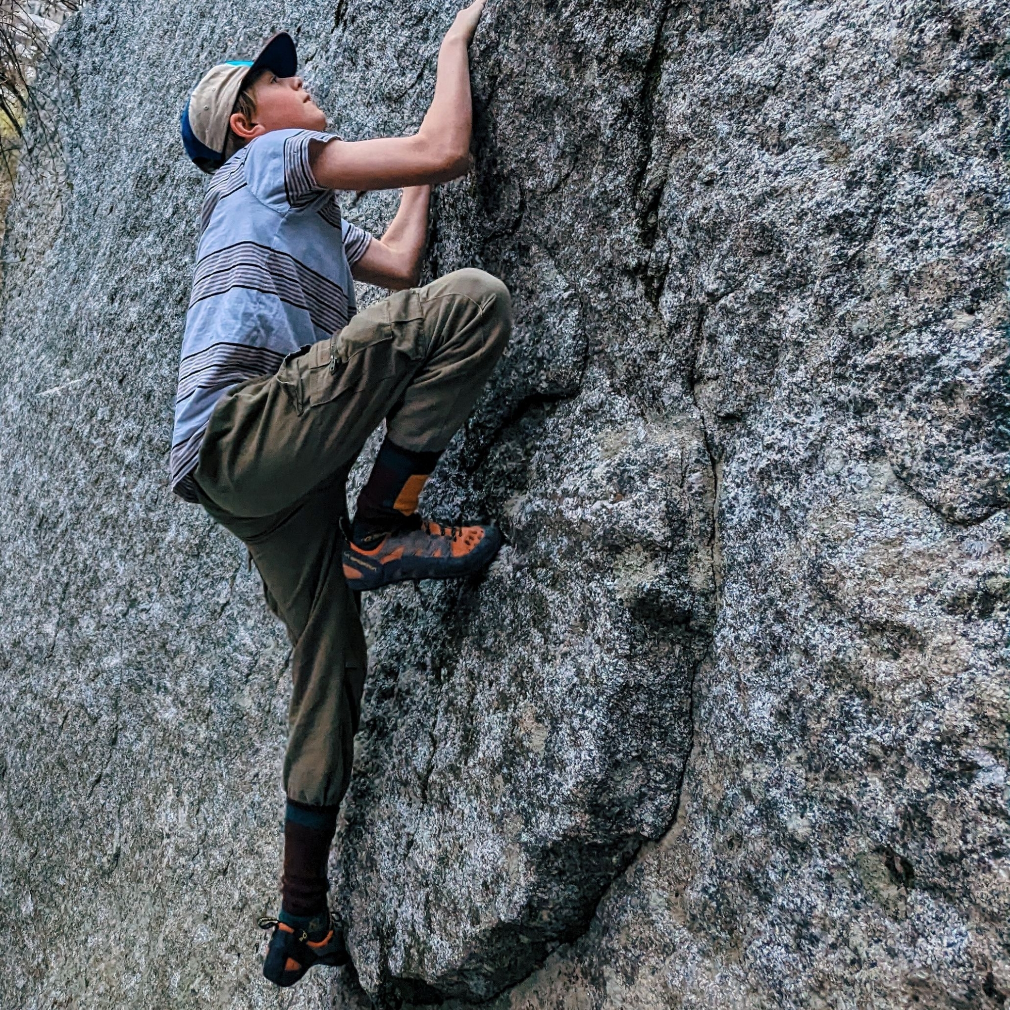 Climbing Beta video of climbers on Easy v0 in Little Cottonwood Canyon with undefined beta videos in KAYA, the climber's app - where climbers can log and track their ascents, progress, and connect with their local gym and outdoor climbing community.
