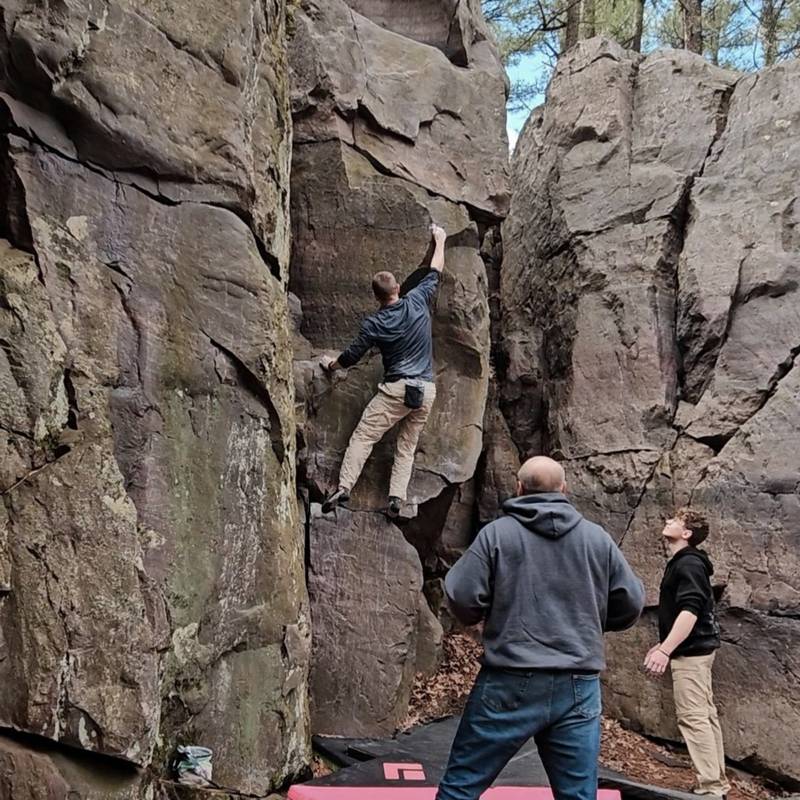 Pillar of Contemporary Movement v4, Devil's Lake - Beta Video from ClimbCrewDad