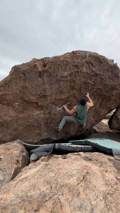 Big Dick Jim v2, Hueco Tanks - Beta Video from Zerocrimps