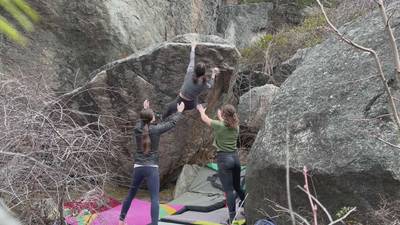 The White Arete v5, Leavenworth - Beta Video from lauramarie43