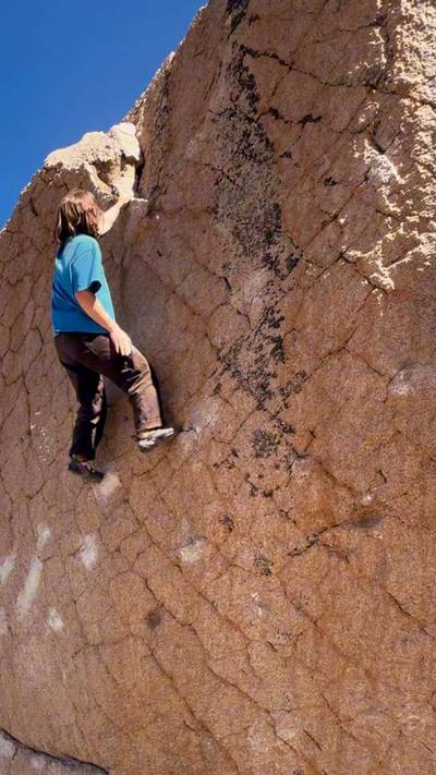 The Checkerboard v8, Bishop - Beta Video from peterclimbs