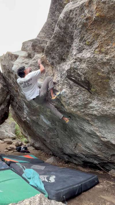 Ludders Pinch v6, Mt. Blue Sky - Beta Video from nercess