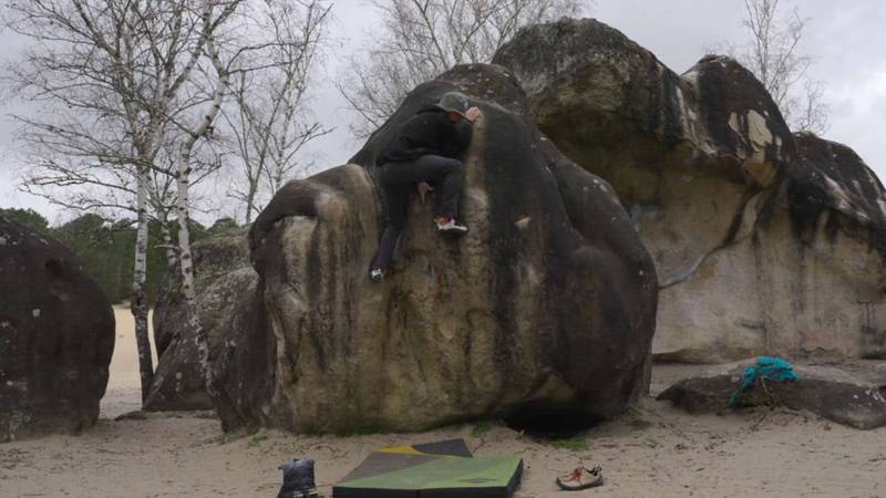 Tentation Pour Quatre v0, Fontainebleau - Beta Video from breakingbeta