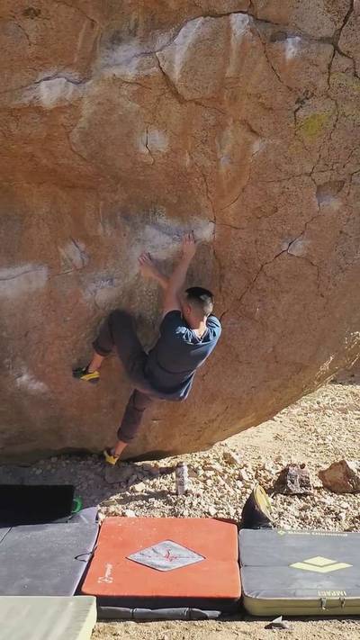Go Granny Go v5, Bishop - Beta Video from drjeffclimbs