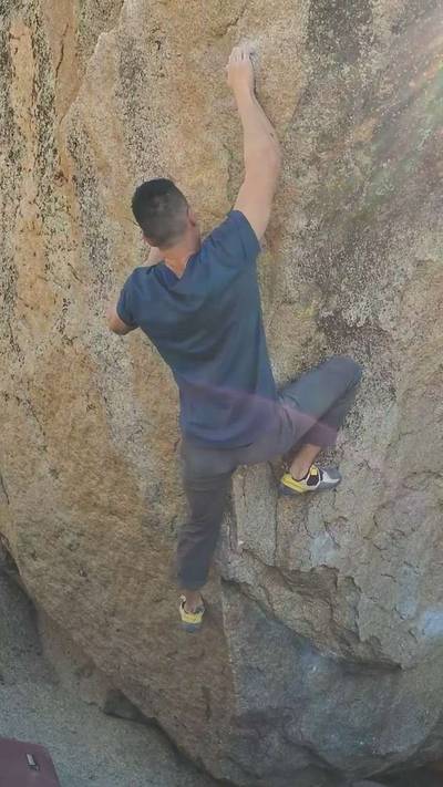 Fly Boy Arete v5, Bishop - Beta Video from drjeffclimbs