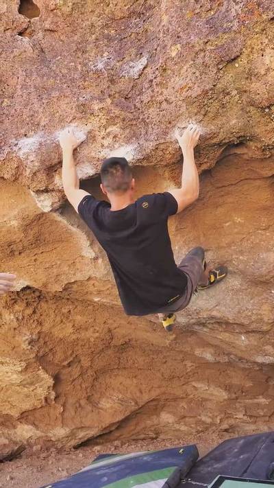 Redrum v7, Bishop - Beta Video from drjeffclimbs