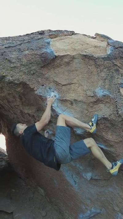 The Gleaner v6, Bishop - Beta Video from drjeffclimbs
