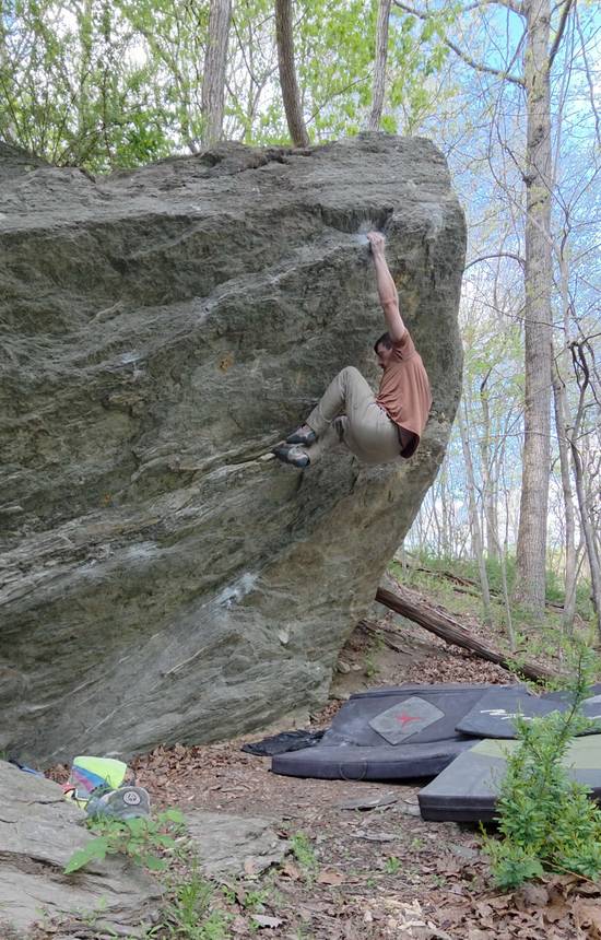 Dogwood v8, Gunpowder Falls - Beta Video from Pebble___Wrestler