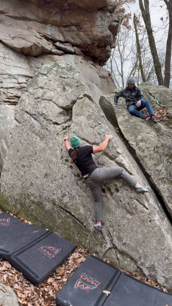 Kenny Loggins Road v0, Stone Fort - Beta Video from MisterClimber