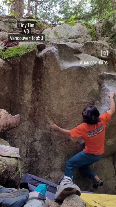 Tiny Tim v3, Vancouver - Beta Video from Liam.grip.holds