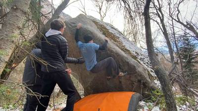 Red Shift v4, Little Cottonwood Canyon - Beta Video from rubbersharkman