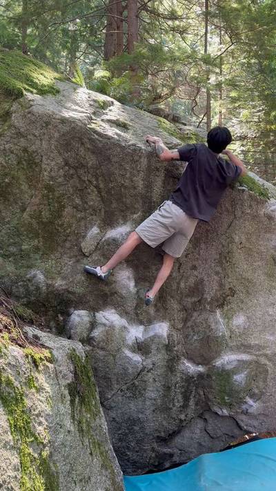 Dr. Evil v5, Squamish - Beta Video from climb_ryan