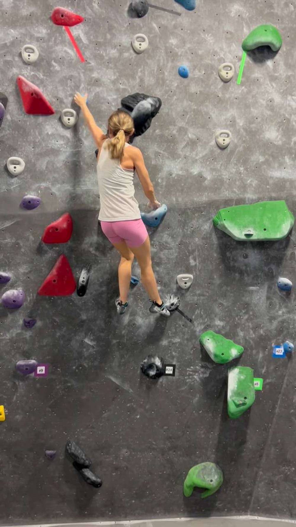 Blue #2, Boulder, Black Rock Bouldering Gym - Beta Video from Maperr