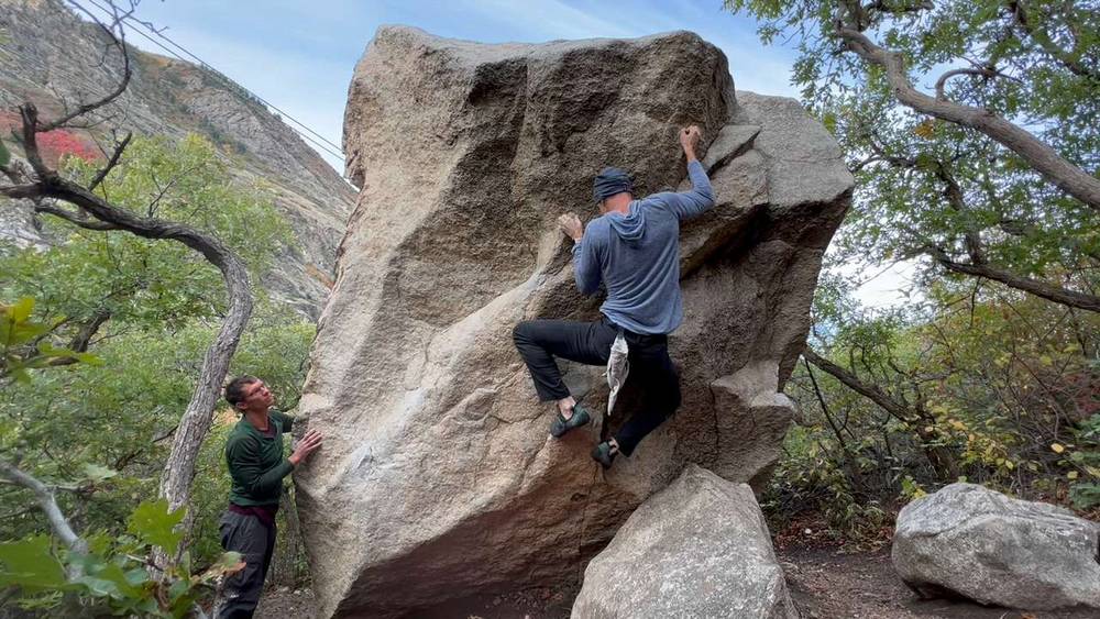 Cut Through Flying Carpet v2, Little Cottonwood Canyon - Beta Video from rubbersharkman