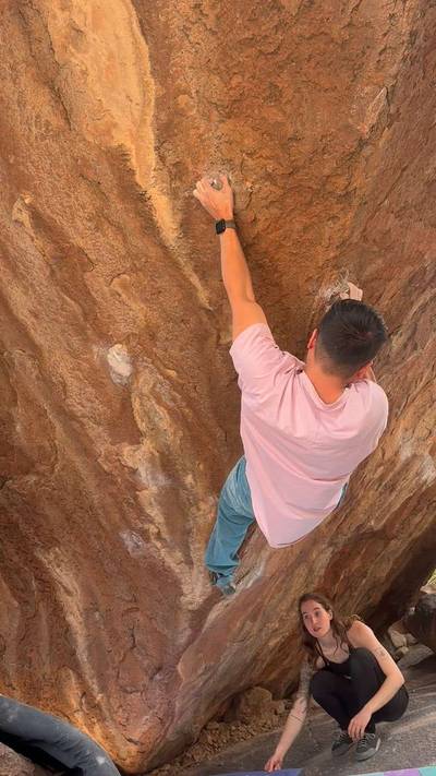 Crimping Christ on the Cross v10, Hueco Tanks - Beta Video from Flipz69