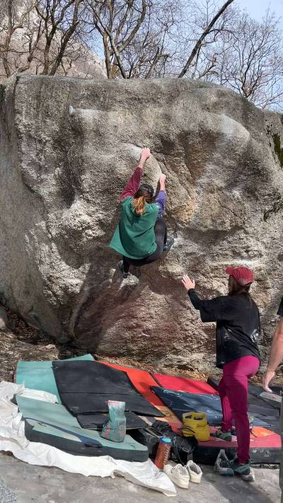 Isabelle's v5, Little Cottonwood Canyon - Beta Video from CathyG