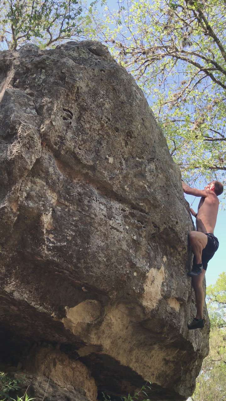Midget throwing v4, Reimer's Ranch KAYA The Climber's App
