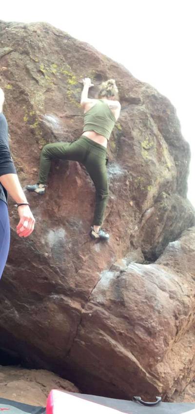 First Overhang v6, Flagstaff Mountain, CO - Beta Video from Jenae